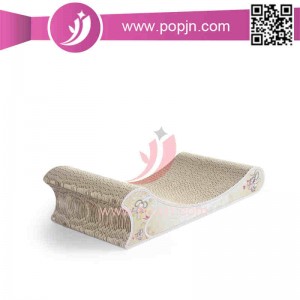 Wave Curved Catnip Cat Scratcher, skrabe post til kat